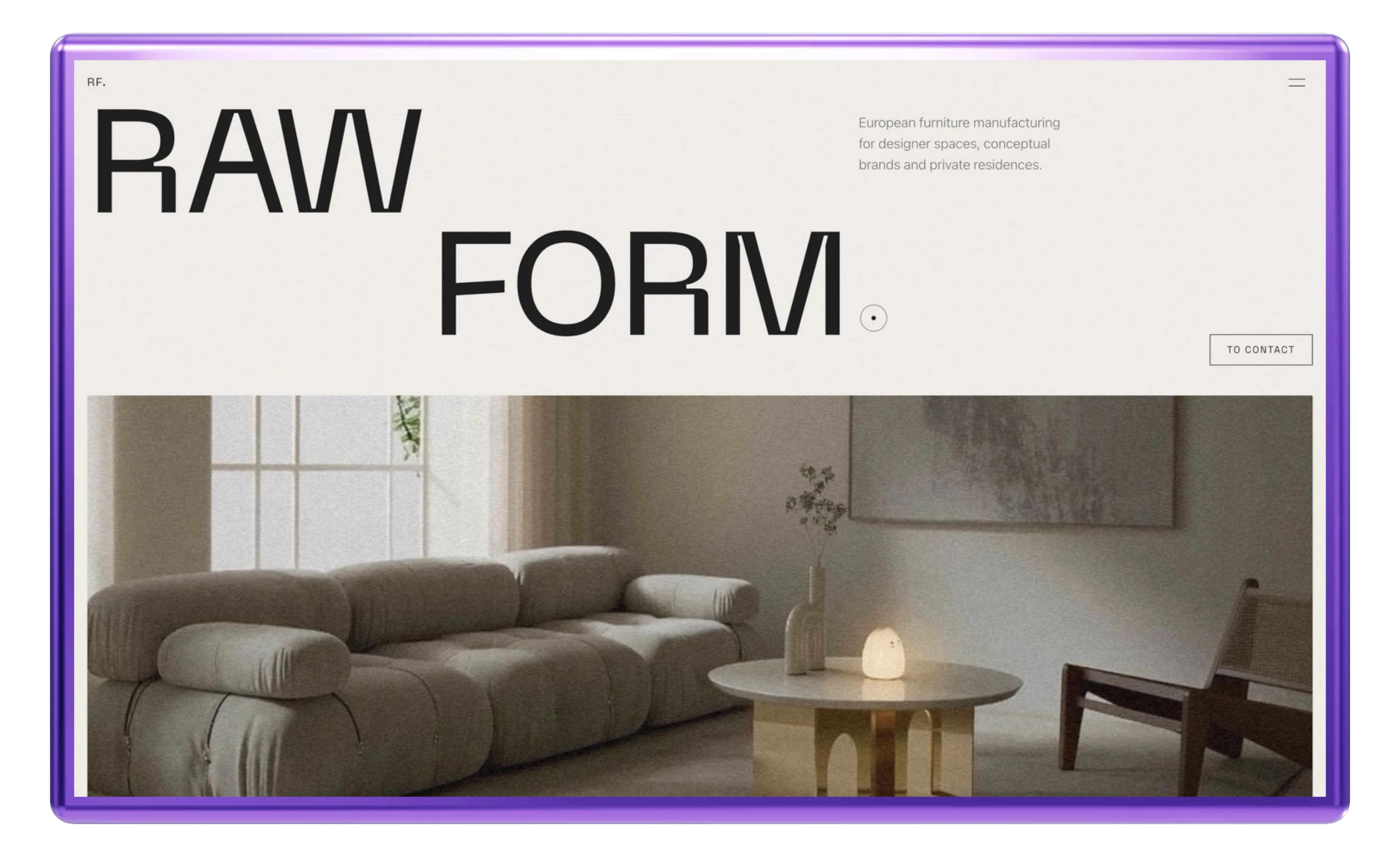 RAW FORM